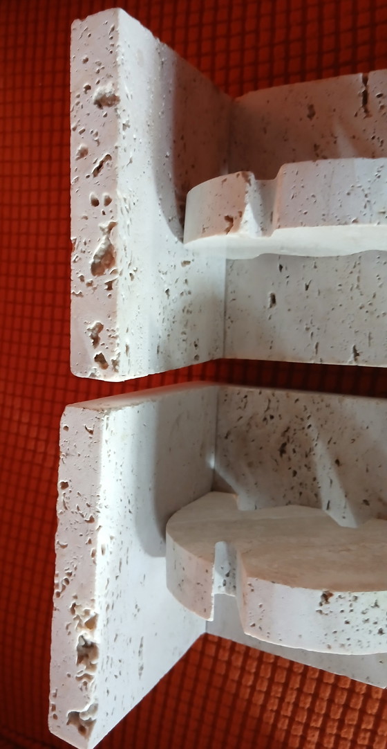 Image 1 of Fermalibri in travertino