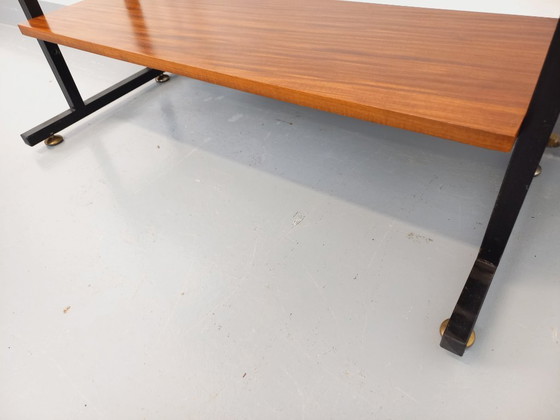 Image 1 of Libreria modulare vintage in teak e metallo, Italia, anni '60