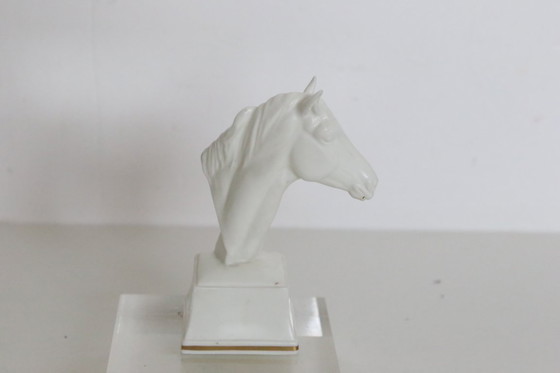 Image 1 of Figura de cabeza de caballo de Atheon, Royal Worcester, porcelana