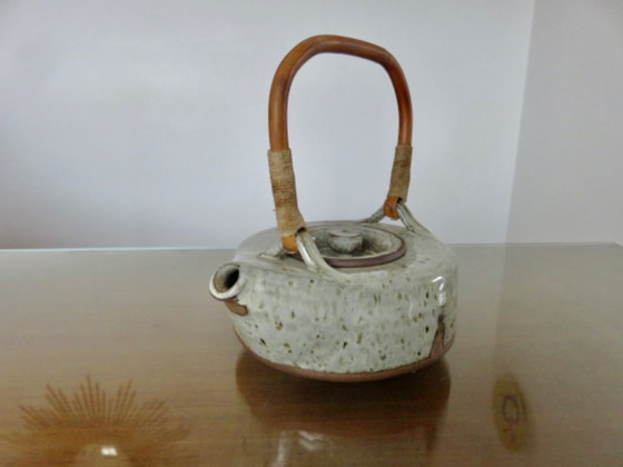 Image 1 of Teiera in gres di René-Louis Dauchy, ceramica Hautes Ribes a Grasse, Costa Azzurra, anni '50