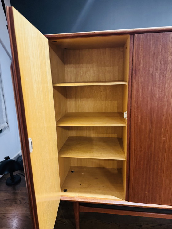 Image 1 of Mid-Century Modern RT 200 highboard in teak by Heinrich Riestenpatt for RT Möbel, from the 1960s