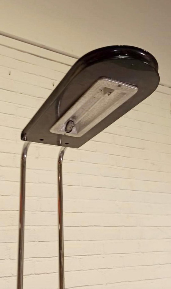 Image 1 of Lámpara de pie italiana posmoderna con base de mármol