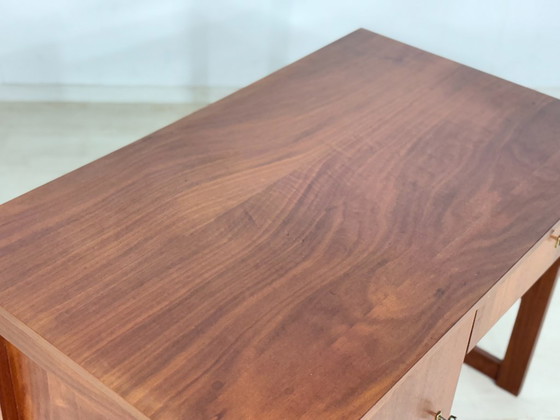 Image 1 of Mid-century modern bureau, damestafel, houten tafel, vintage bureau