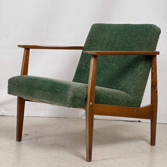 Image 1 of Pair of Yugoslav Green Armchairs, 1960s – Original Vintage Condition