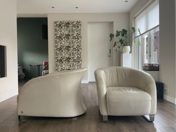 2x Natuzzi Sillones – Cuero (photo 2 of 5)