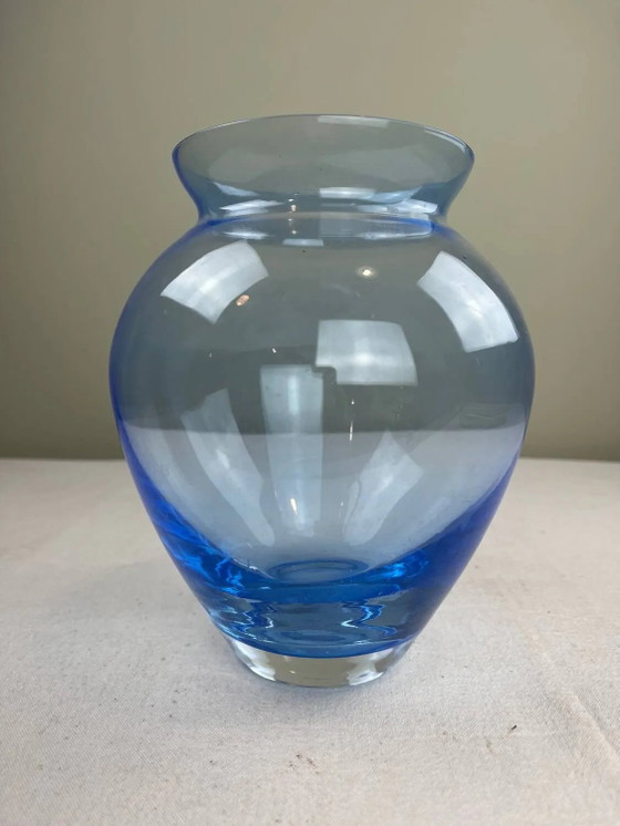 Jarrón azul azur – Jarrones, Crystal, Glass (photo 2 of 8)