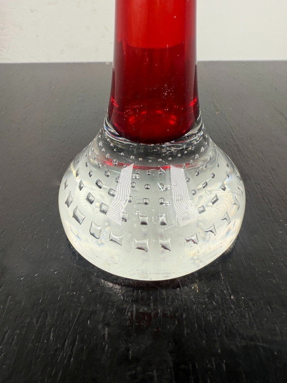 Image 1 of Jarrón escandinavo soplado a boca Aseda - Suecia