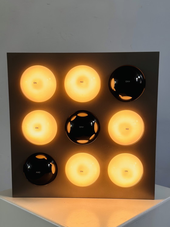 Image 1 of FIFTY FIFTY LAMP BY PAUL TALMAN FOR INTERAKTIVES LICHT, SWITZERLAND