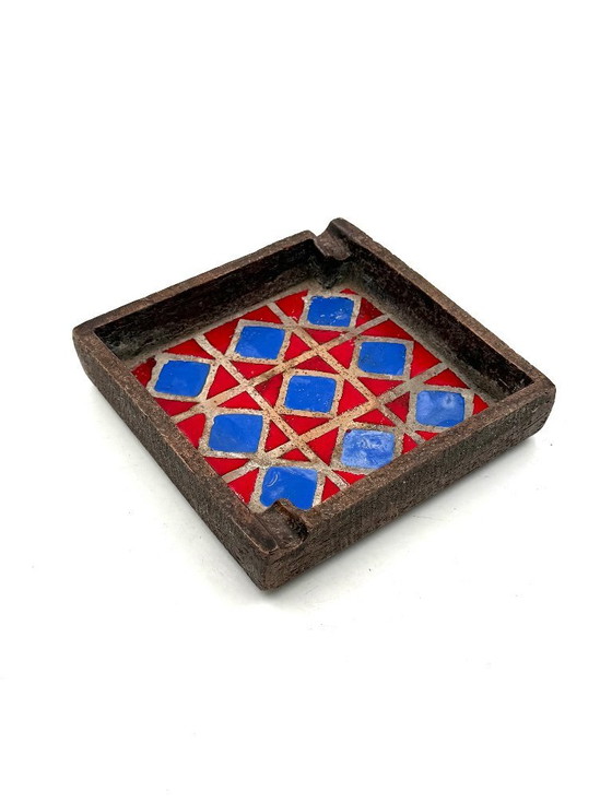 Image 1 of Keramische asbak in space age-stijl uit het midden van de 20e eeuw, Aldo Londi Bitossi, Italië, jaren 70.