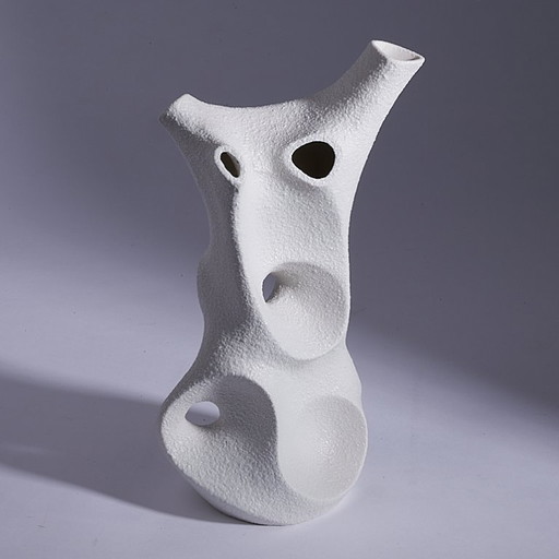 Vintage Sgrafo Modern vaas, van Peter Müller, jaren 70.