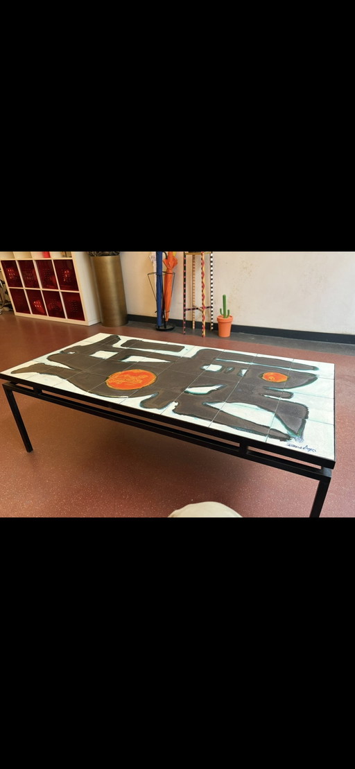 50er Jahre Fliesentisch