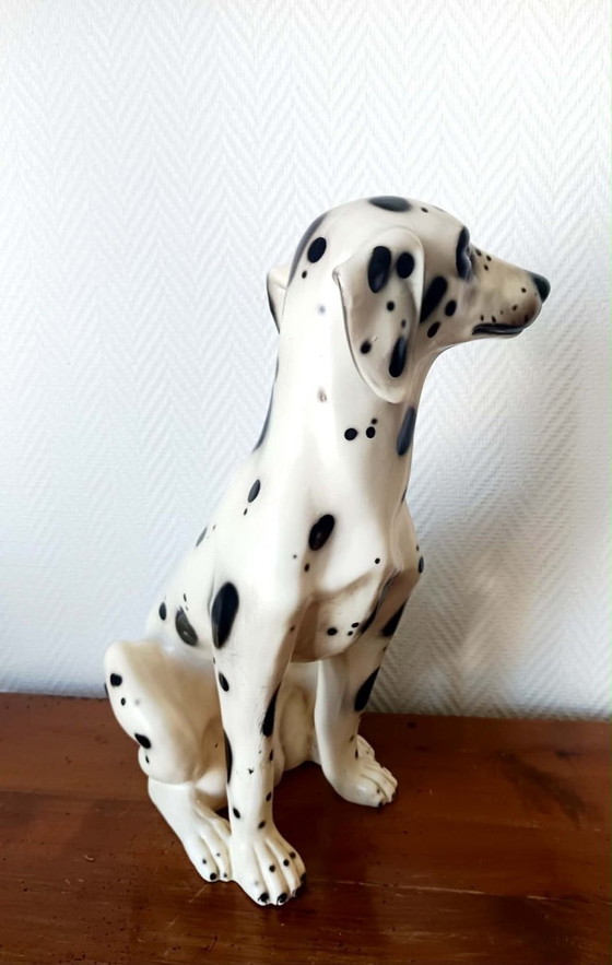 Image 1 of Vintage ceramic Dalmatian dog, Italy 1970