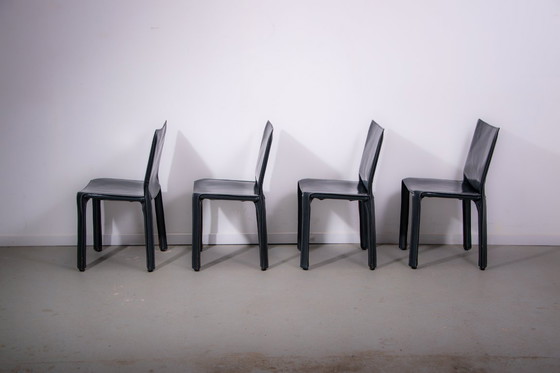 Image 1 of Sedie laterali Cab 412 Progettate da Mario Bellini per Cassina.