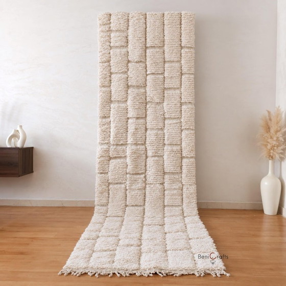 Tapis de couloir en laine naturelle fait main 90/300cm – Wool (photo 5 of 7)