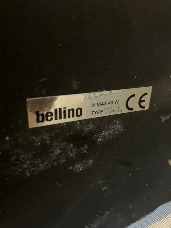 Lampes Bellino modernes à colonne plissée – Metal, Textile (photo 3 of 5)