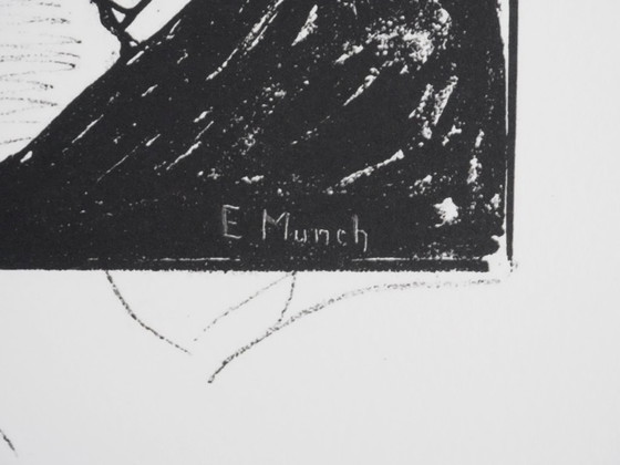 Edvard Munch : Cabaret, Lithographie Signée – Lithographies et sérigraphies, Paper (photo 2 of 10)