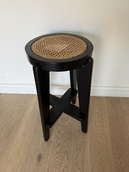 Set di 2 sgabelli da bar in legno Detjer DT.W.19 - Nero antracite – barkrukken, Rattan (photo 2 of 5)