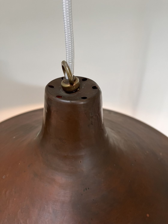Lampada a Sospensione Vintage Mid-Century – Rame Scuro / Metallo Marrone, Anni '60/'70 – Lampade a sospensione (photo 5 of 9)