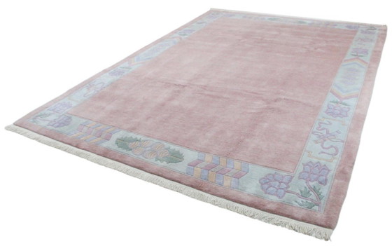 Original Modern Designer Highland Wool Rug Nepal 344 x 249 cm, Rugs & carpets, Pink (photo 2 of 7)