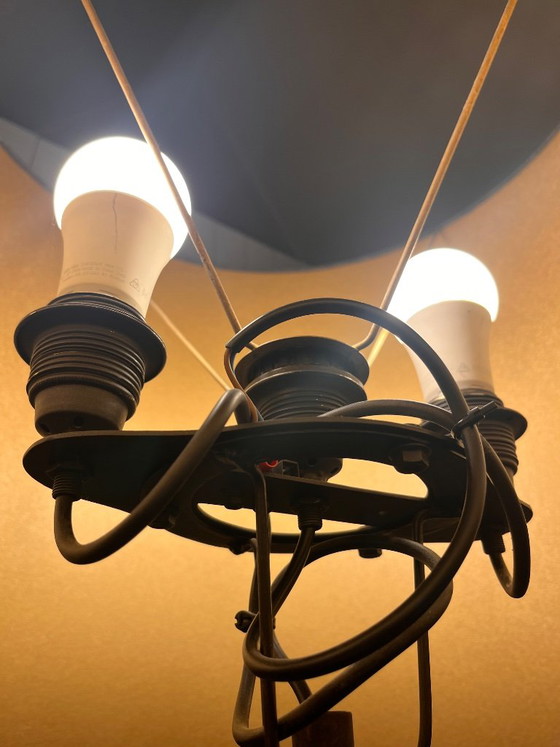 Lampadaire Vintage Unique – Fait main par Maître Soudeur – Circa 1950 – Metal (photo 4 of 8)