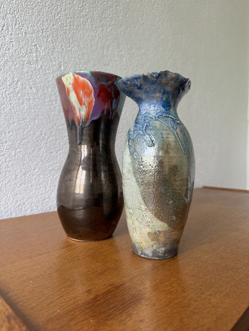 Vase Raku Vintage