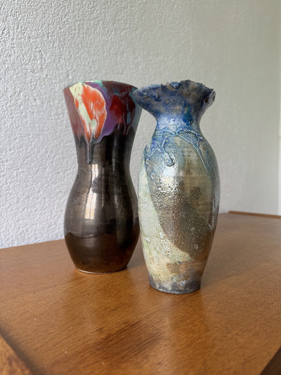 Image 1 of Vaso Raku vintage
