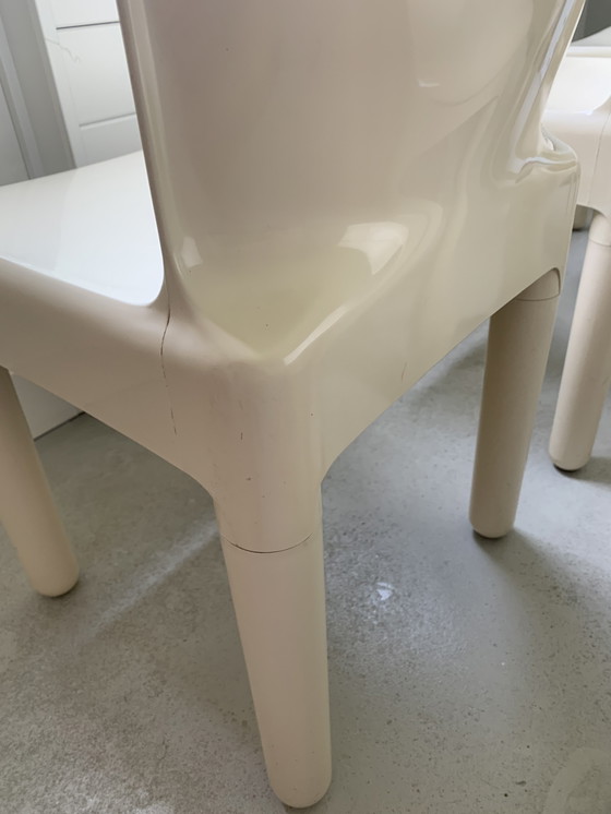 Image 1 of 6 vintage Marcello Siard dining chairs