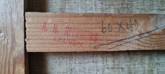 Image 1 of Église Saint-Pierre de Louvain, Belgique, chapelle Sainte-Anne, signée