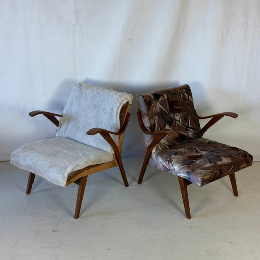Pair of Czechoslovakian Tatra Armchairs, 1960s