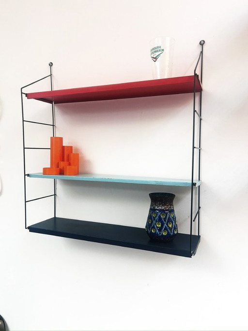 Mensola da parete tricolore vintage