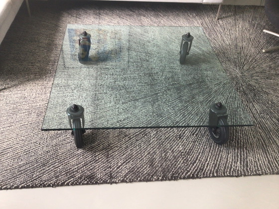 Image 1 of FontanaArte glass design table