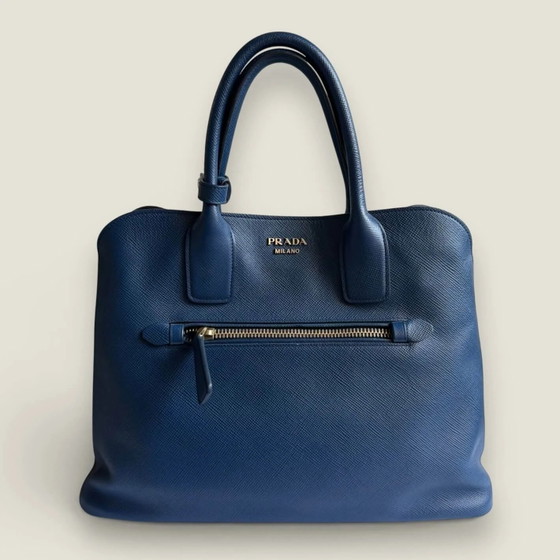Prada Saffiano Leather Open Promenade Satchel – Borse a spalla (photo 10 of 23)