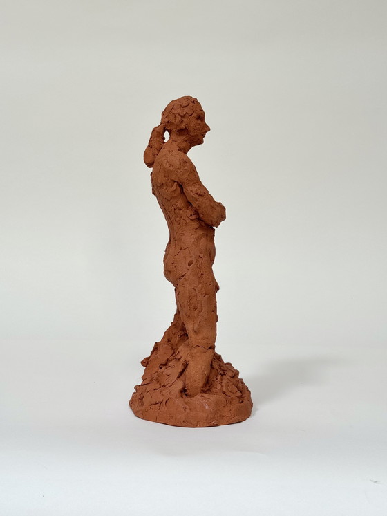 Image 1 of Terracotta Sculpture of a Man - Yolande Ide (1930)