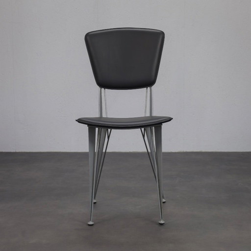Set of 4 T38 Dining Chairs by Studio Archirivolto for Fasem, Italy, 1980s