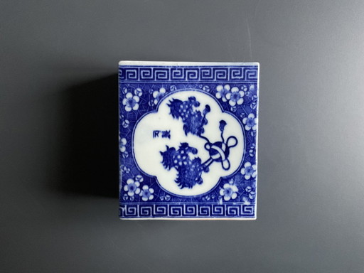 Ancien oreiller à opium en porselein, XIX ème siècle, Chine 