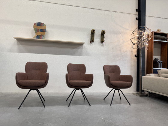 Image 1 of 6 Gealux Madison Sedia da pranzo Tessuto Pelle