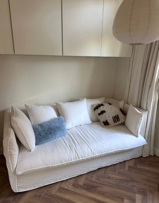 Divano letto in lino Louvain Maisons du Monde