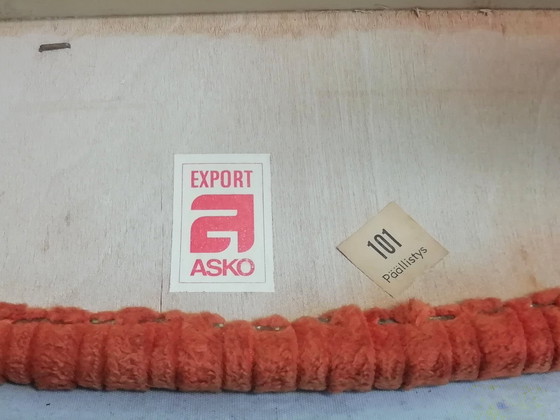 Image 1 of Orig. Asko Ilmari Tapiovaara Aslak Sedia 1946 FIN anni &#39;70 Sedia Arancione Artek