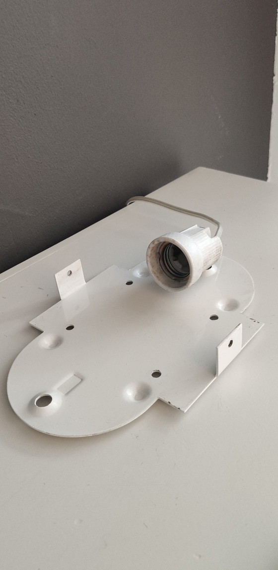 Image 1 of Vintage Vetri Murano Wandlamp, Hollywood Regency Stijl, Gelaagd Opaalglas met Messing, Jaren '70