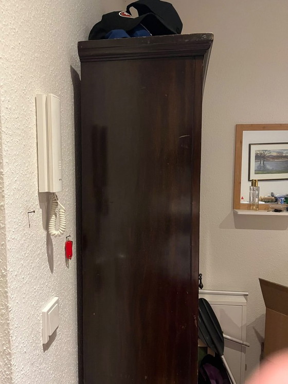 Art Nouveau/Art Deco Solid Wood Wardrobe (photo 3 of 8)