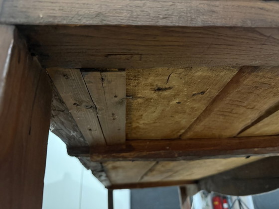 Image 1 of Antike rustikale spanische Bank aus den 1880er Jahren