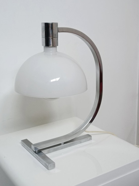 AM/AS-Lampe von F. Albini, A. Piva und F. Helg für Sirrah, 1960er Jahre – Tischlampen, Glass (photo 3 of 12)