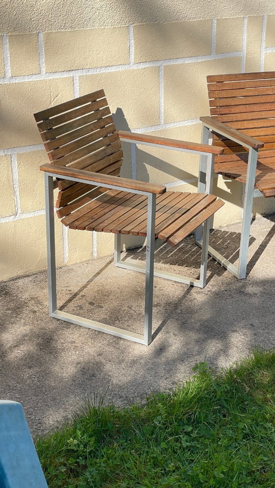 Image 1 of Pair of Esprit Karin Mobring armchairs from Ikea