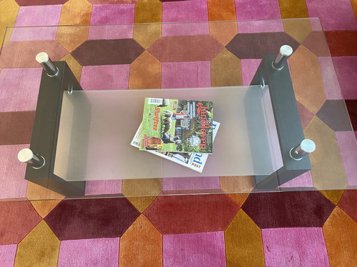 Glastafel met plateau