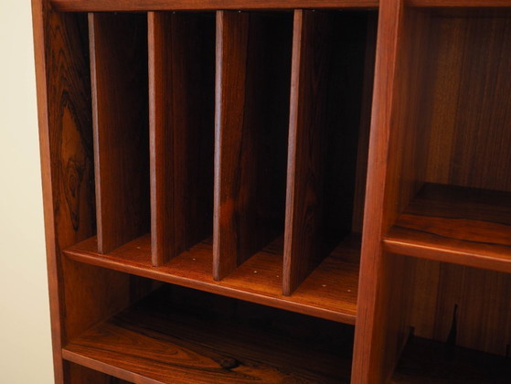 Image 1 of Boekenkast van palissanderhout, Deens ontwerp, jaren 70, vervaardigd door Hundevad.