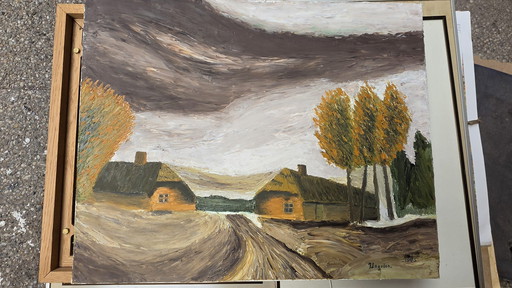 J. Engelen – Paysage à l'huile | 1985 | 40 x 50 cm