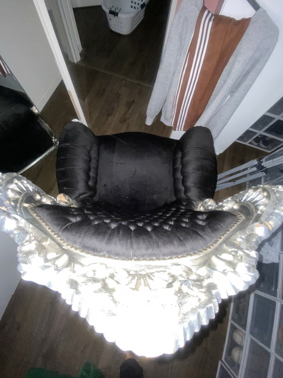 Baroque Armchair Silver – Other (photo 8 of 12)