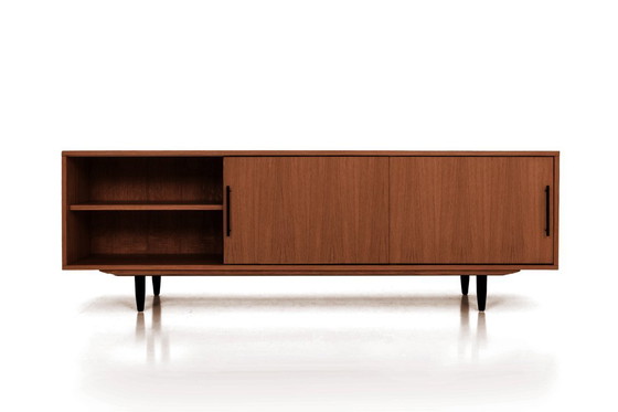 Image 1 of Schuifdressoir gebeitst teak T-S04 220