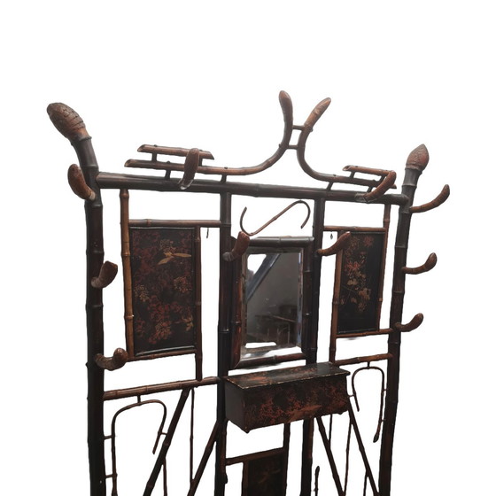 Image 1 of Porte-manteau français de style japonais, Début du 20e siècle