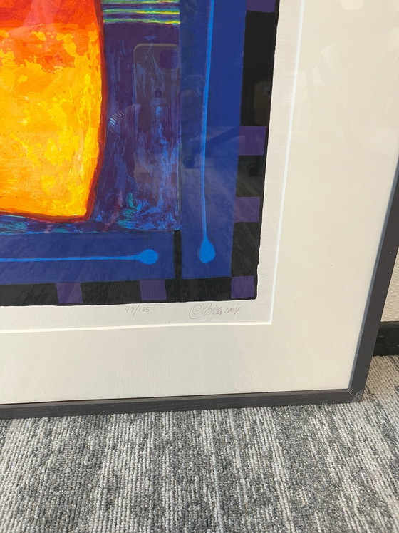 Pittura Clement Briels serigrafia 45/125 – Arte, Vetro, Carta (photo 3 of 5)